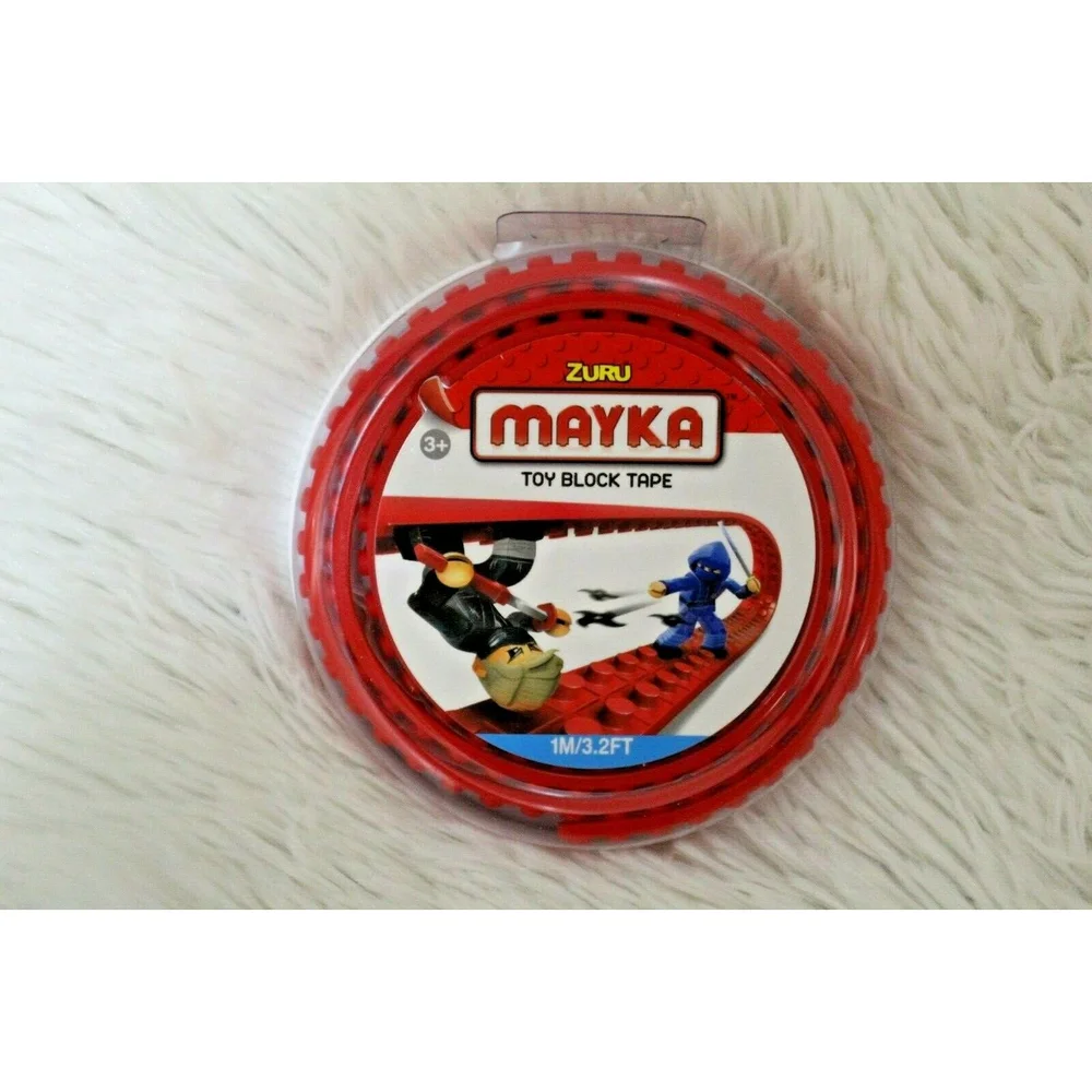 ZURU MAYKA Toy Block Tape 1m/3.2 ft. Lot of 4